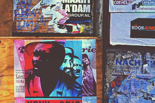 A vibrant collage showing architectural contest posters and sketches.