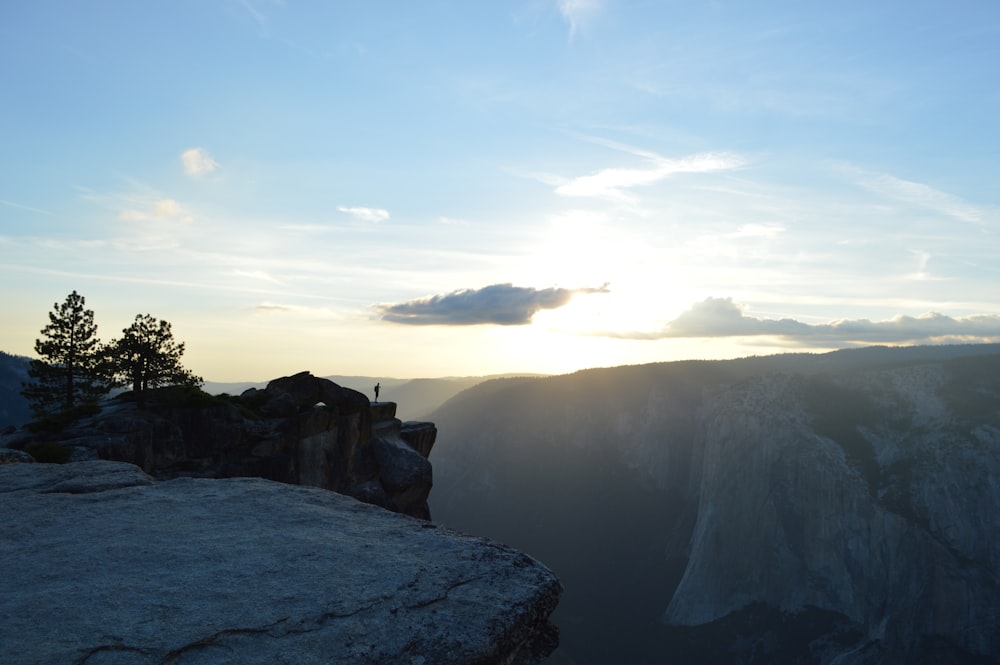 landscape photography of mountain