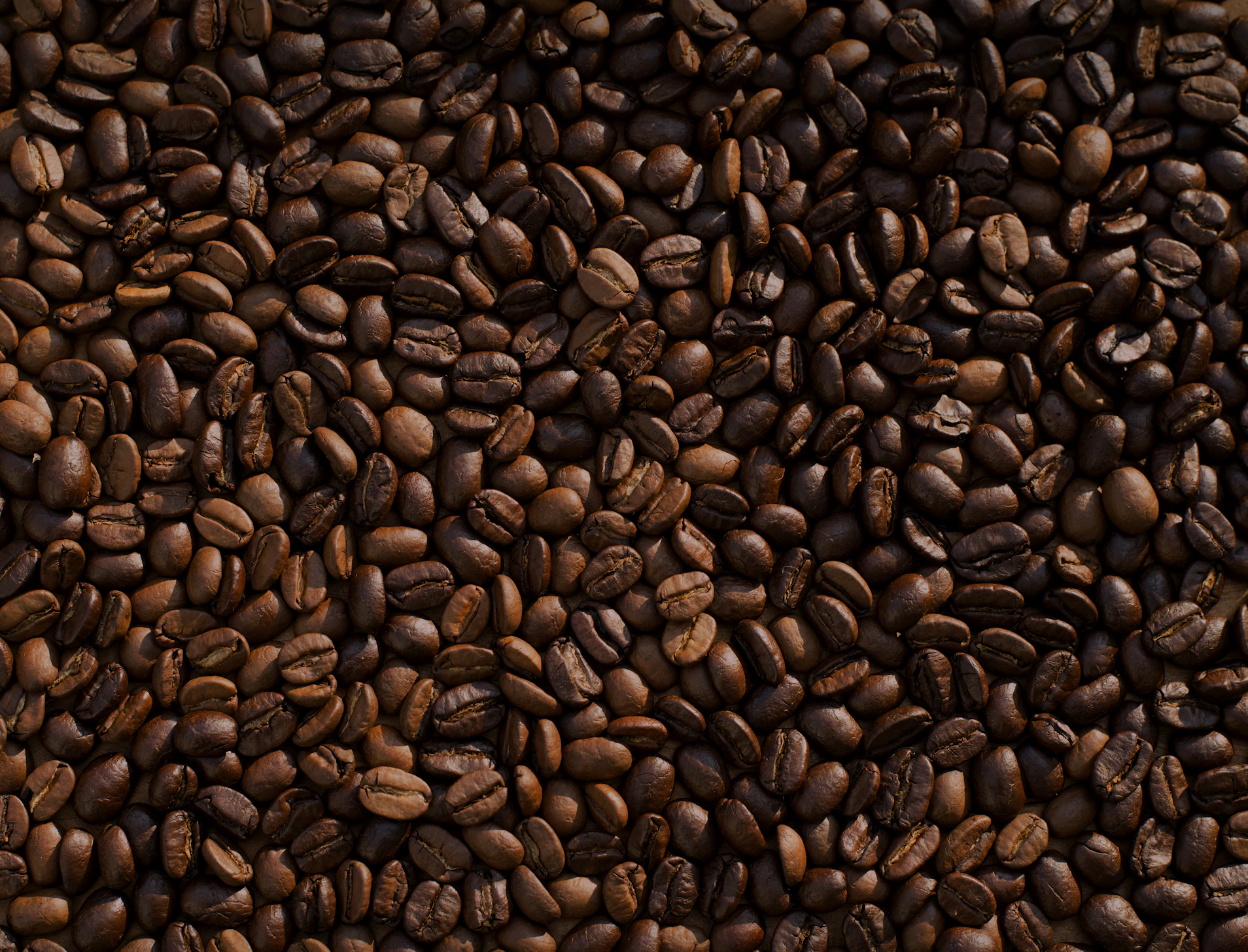 Coffee beans and espresso