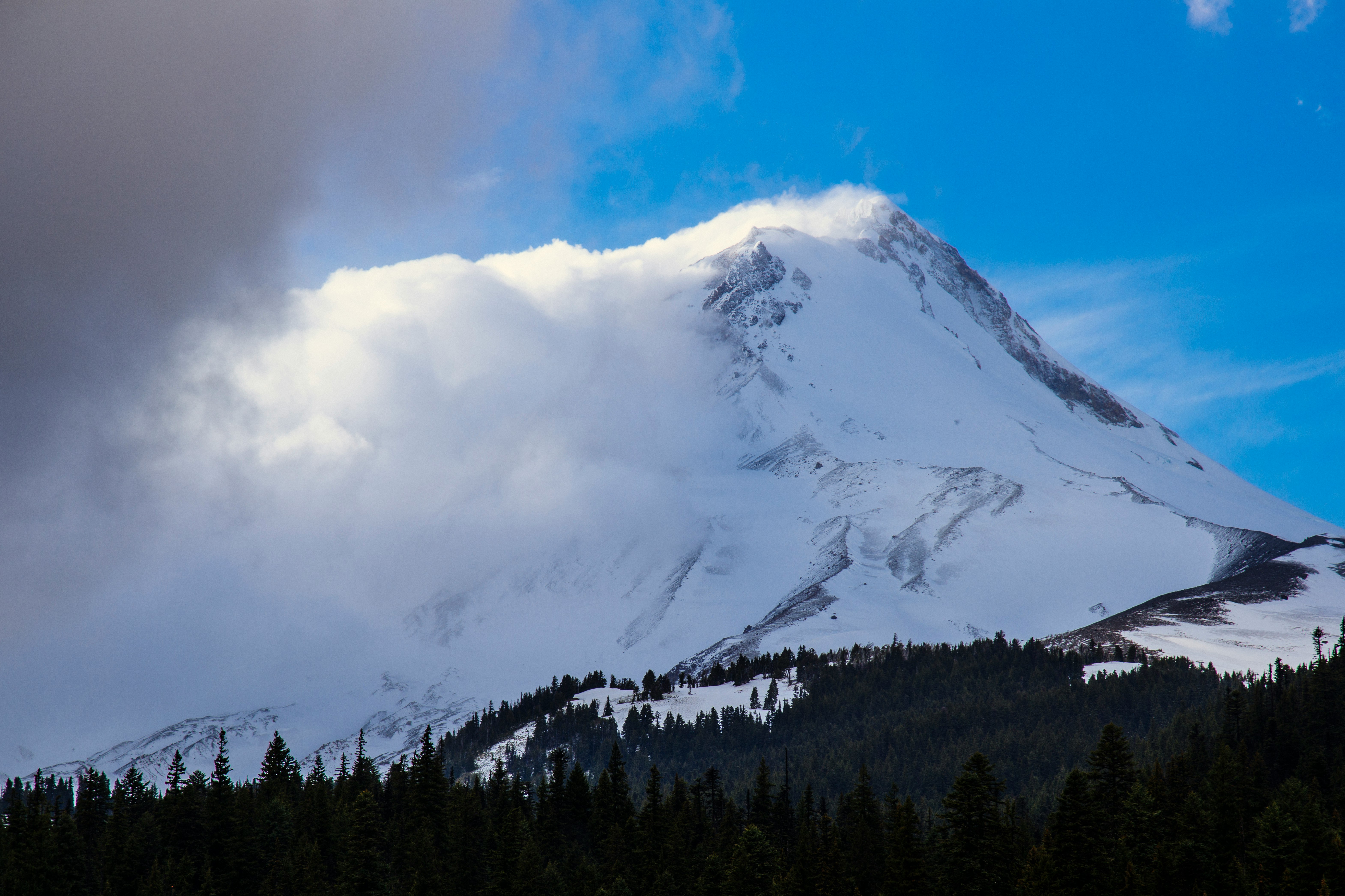 landscape photography of mountain