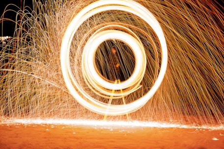 time lapse photography of LED waters