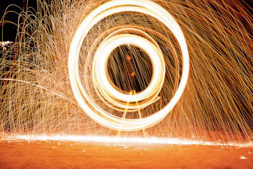 time lapse photography of LED waters