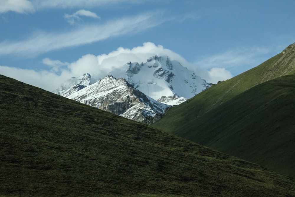 snow covered mountain