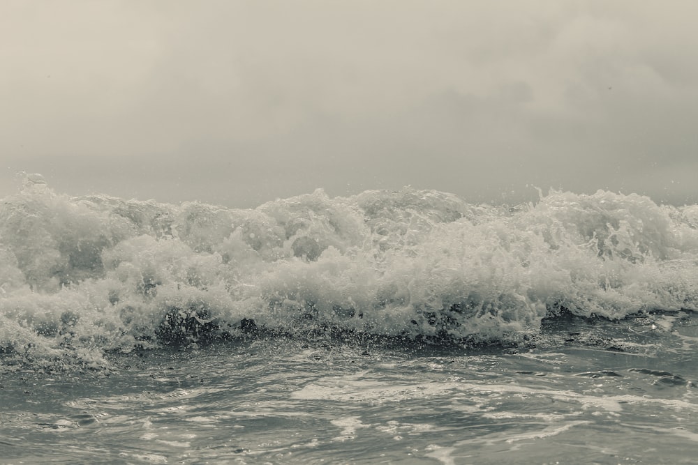 time lapse photo of water waves