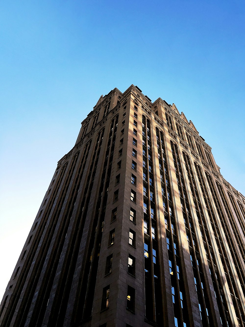 low angle photography of building