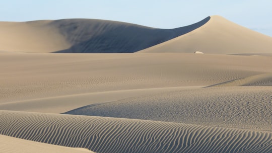 landscape photography of desert in Huacachina Peru