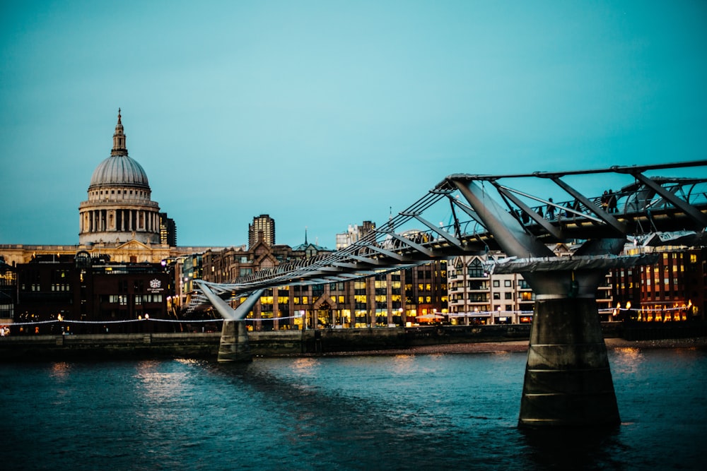 bridge near city