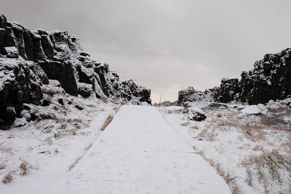 snow covered ground