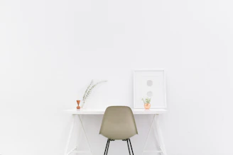 A calm workspace with soft natural light and minimalistic decor promoting mental clarity.