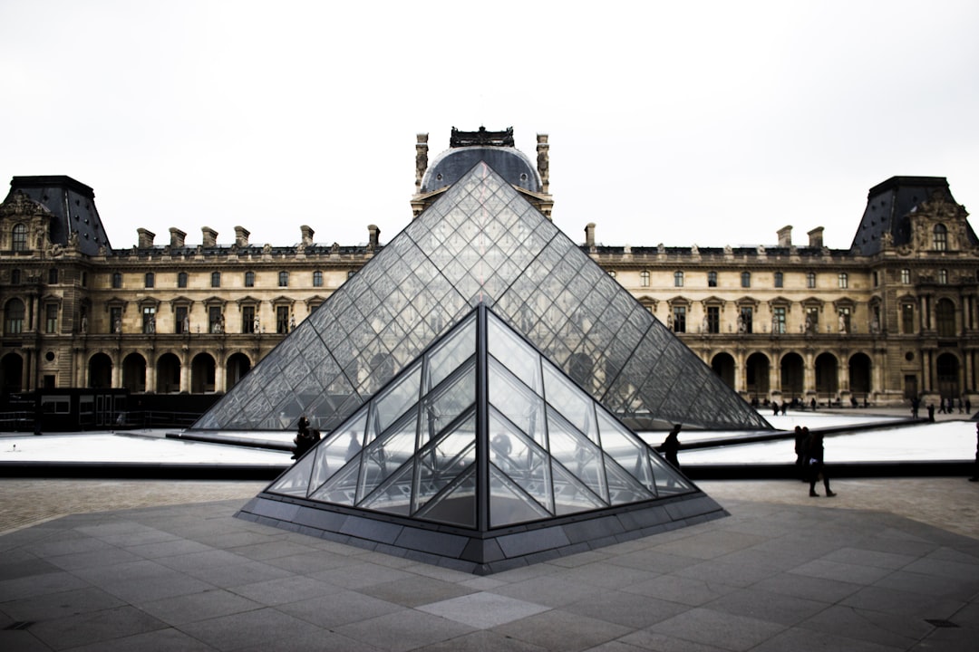 The Louvre Museum pyramids