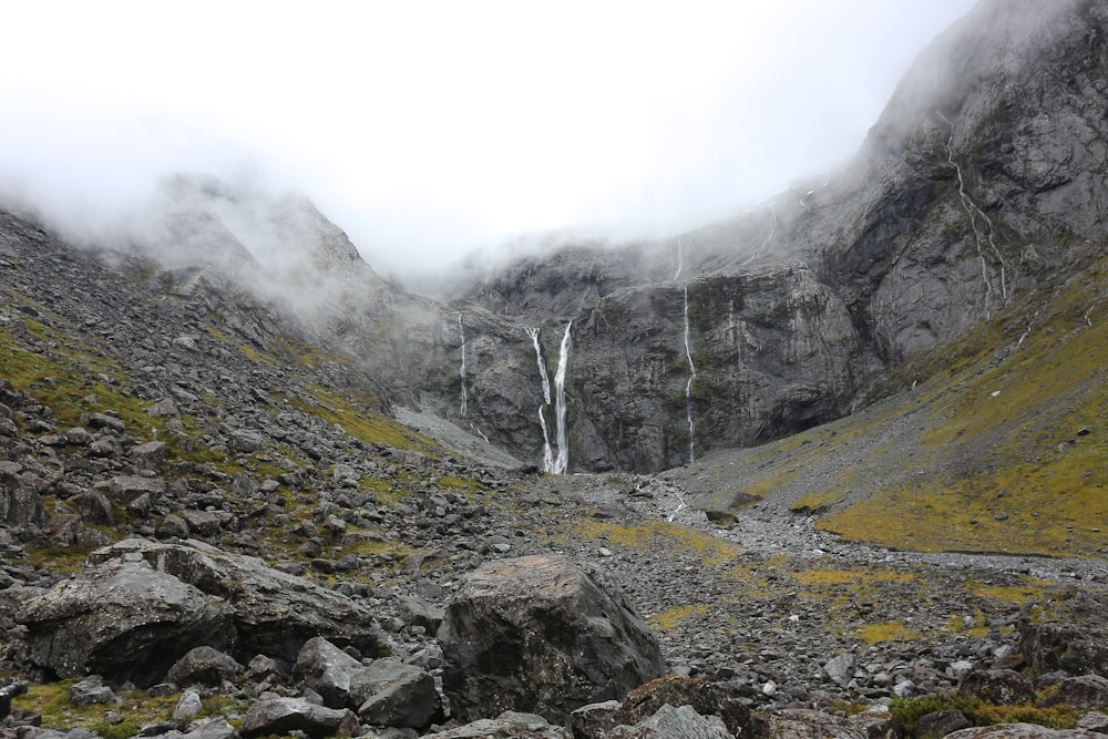 gray rock mountain during daytime