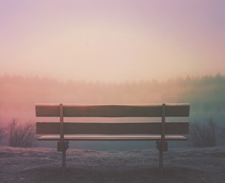 resting bench afraid to slow down, need to be productive