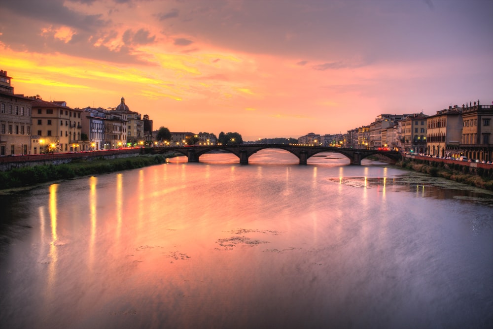 gray concrete bridge