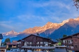 Sunset over the rustic village houses of Lagunillas del Farallon nestled in the Andean plateau.