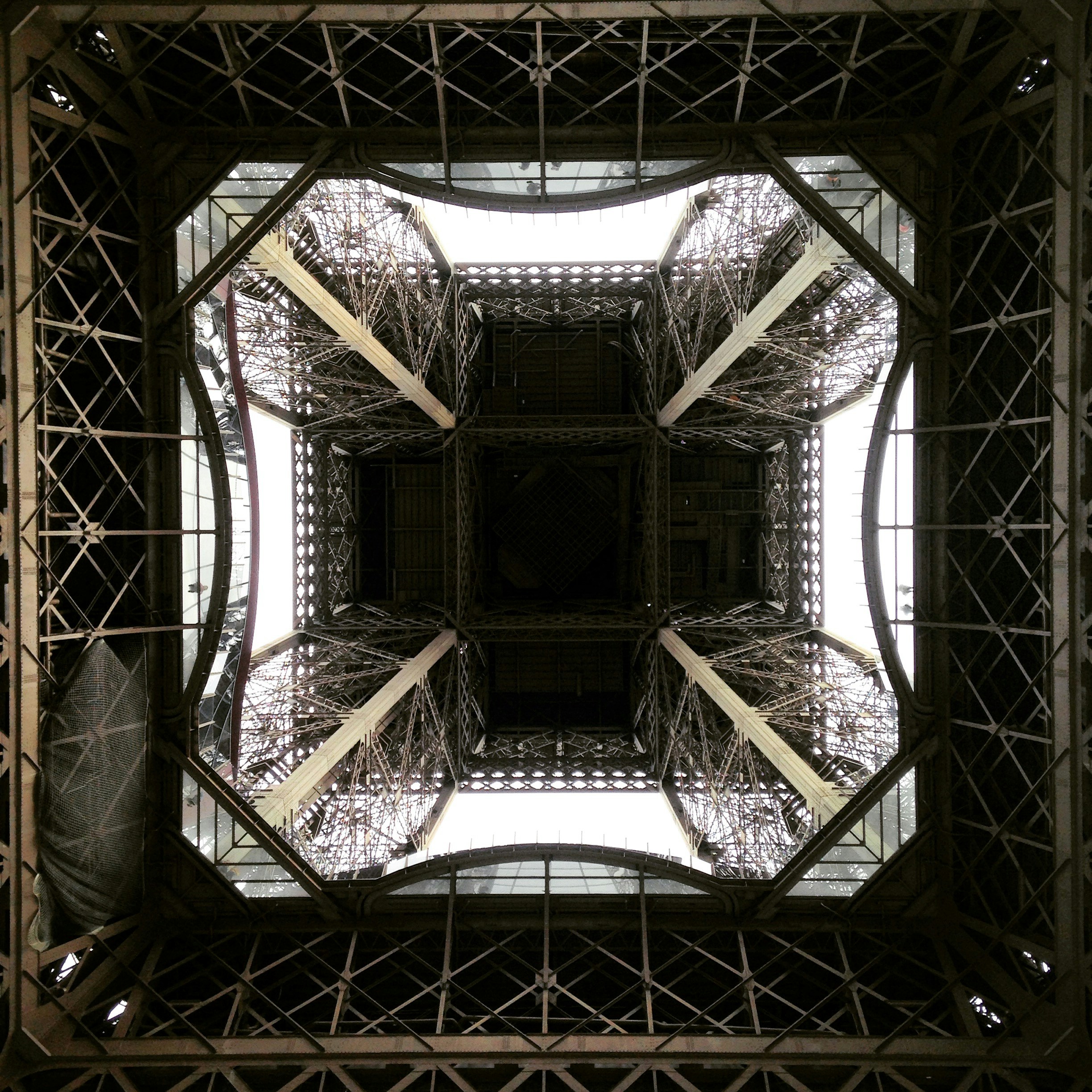 Street view of Eiffel Tower