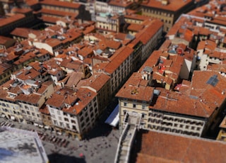 aerial photograph of a city