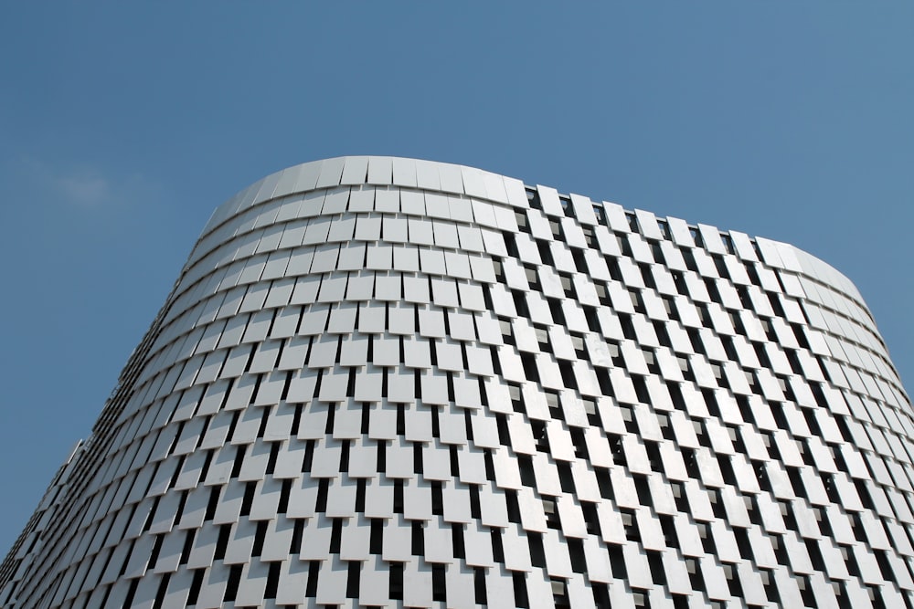 low angle photography of high-rise building