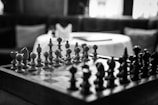 chess pieces on chess board