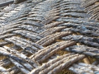 A close-up of intricate designs on enchanted ropes.