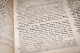 focus dictionary index page