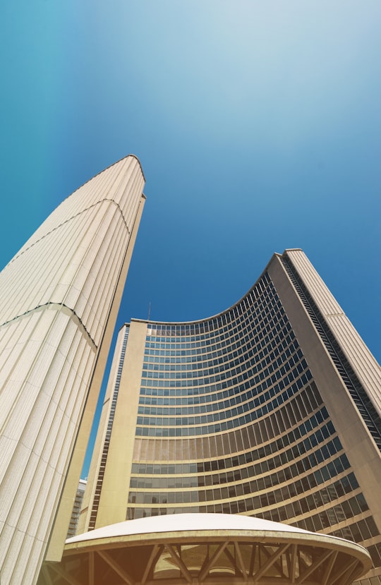 white high-rise building during daytime in Toronto City Hall Canada