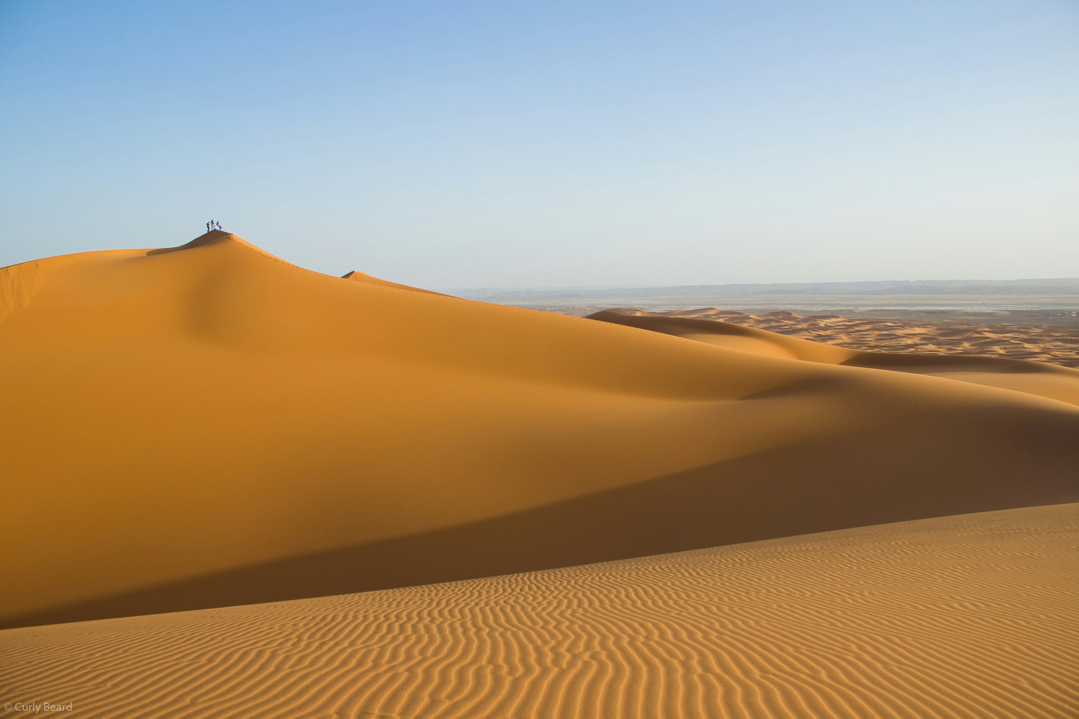 landscape photography of desert