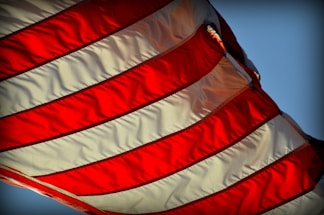 A vibrant image of a contact form with patriotic colors.