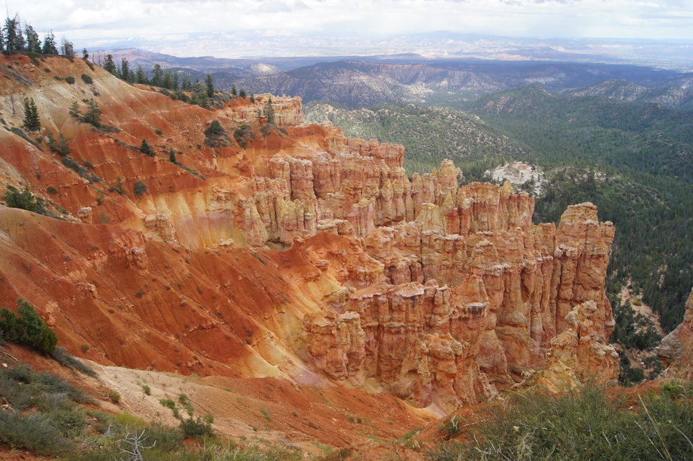 brown cliff during daytime