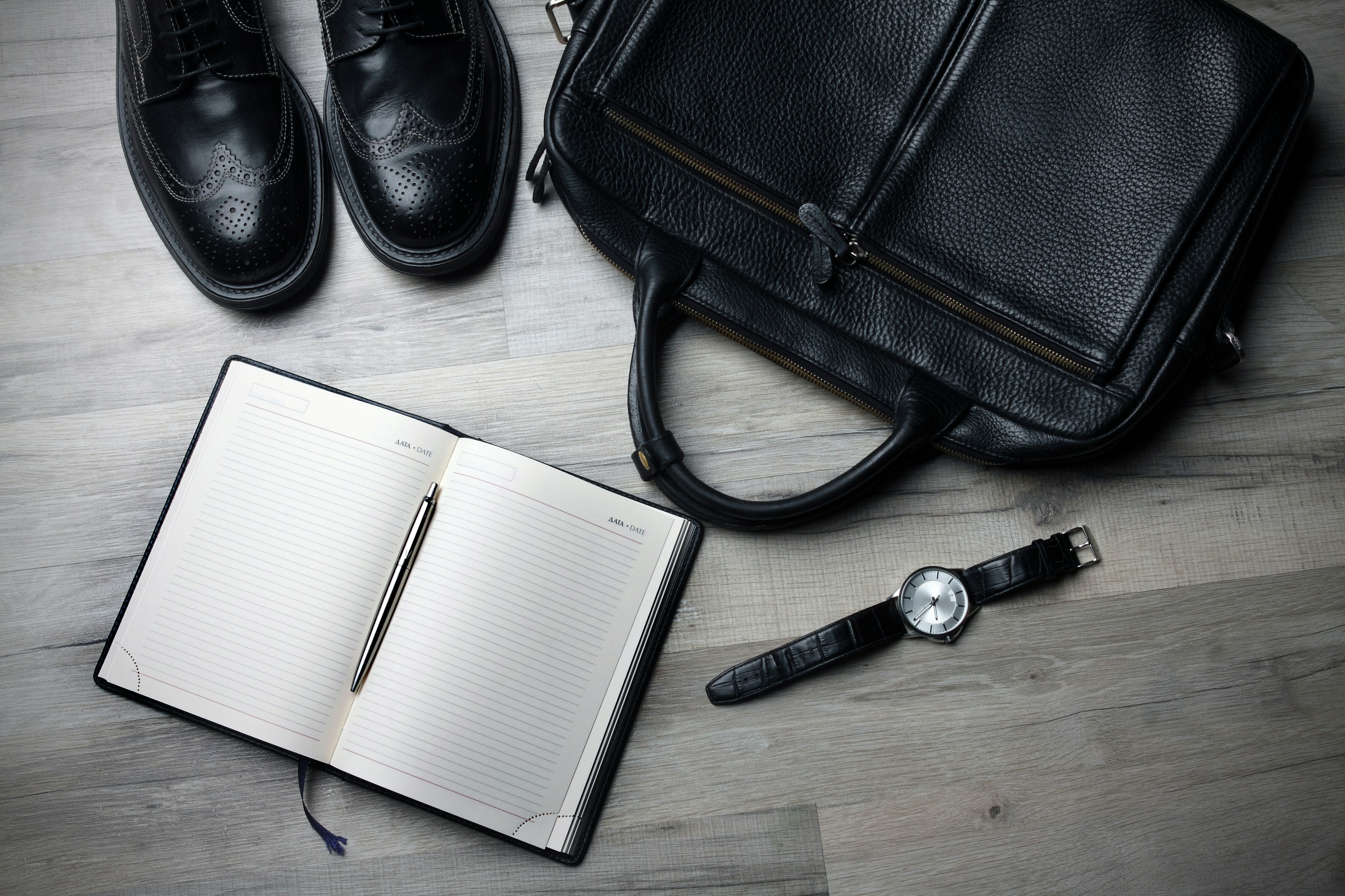 School uniform, polished shoes and a book bag laid out ready by the front door in a UK family home