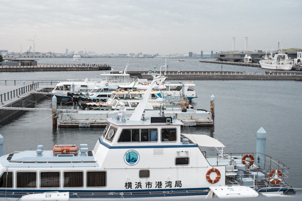 boats near dock