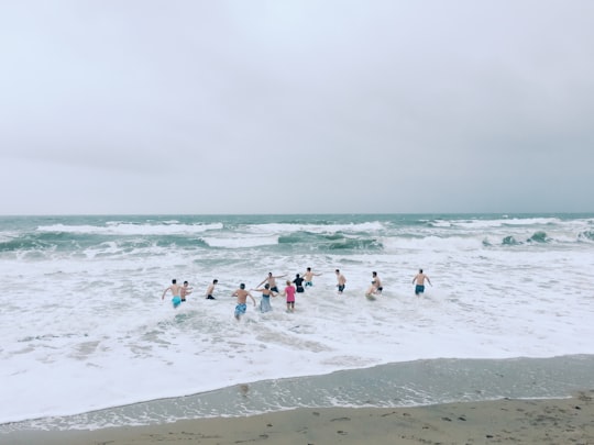 people in water in Bournemouth United Kingdom