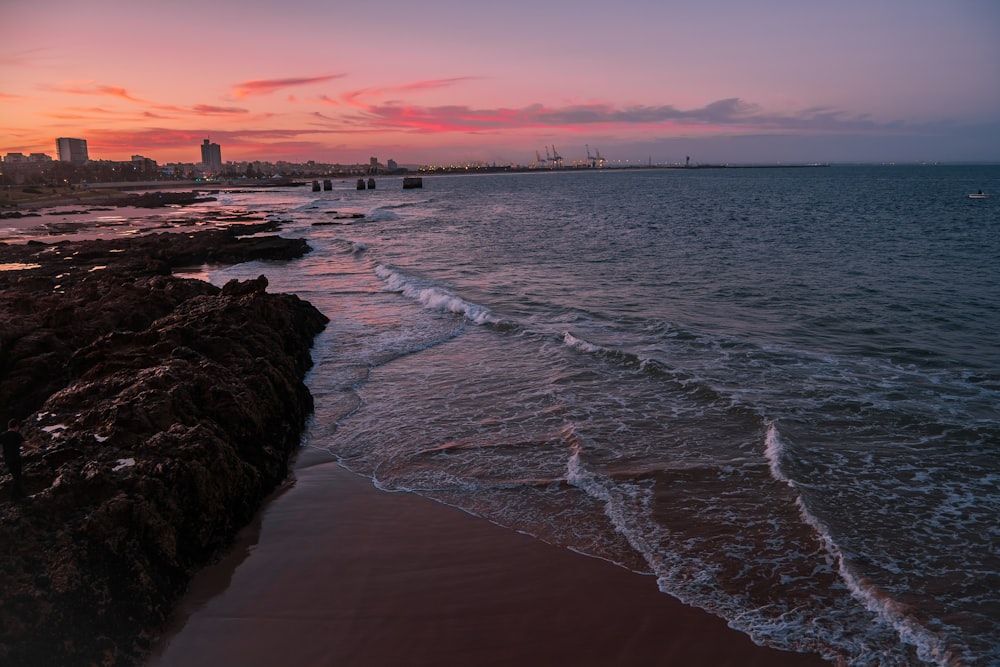 rocks near sea