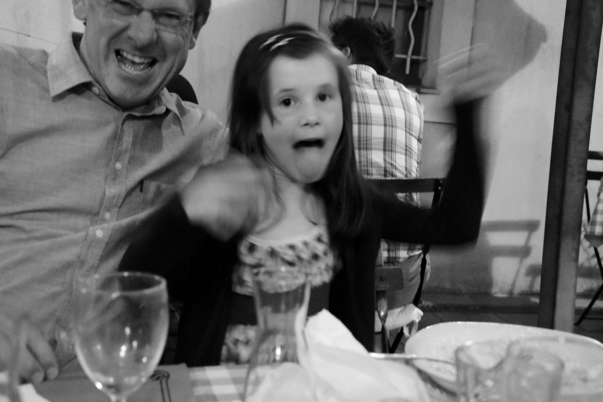 A playful 6-7 meme created by the user's dad, capturing a moment of shared humor and family fun.