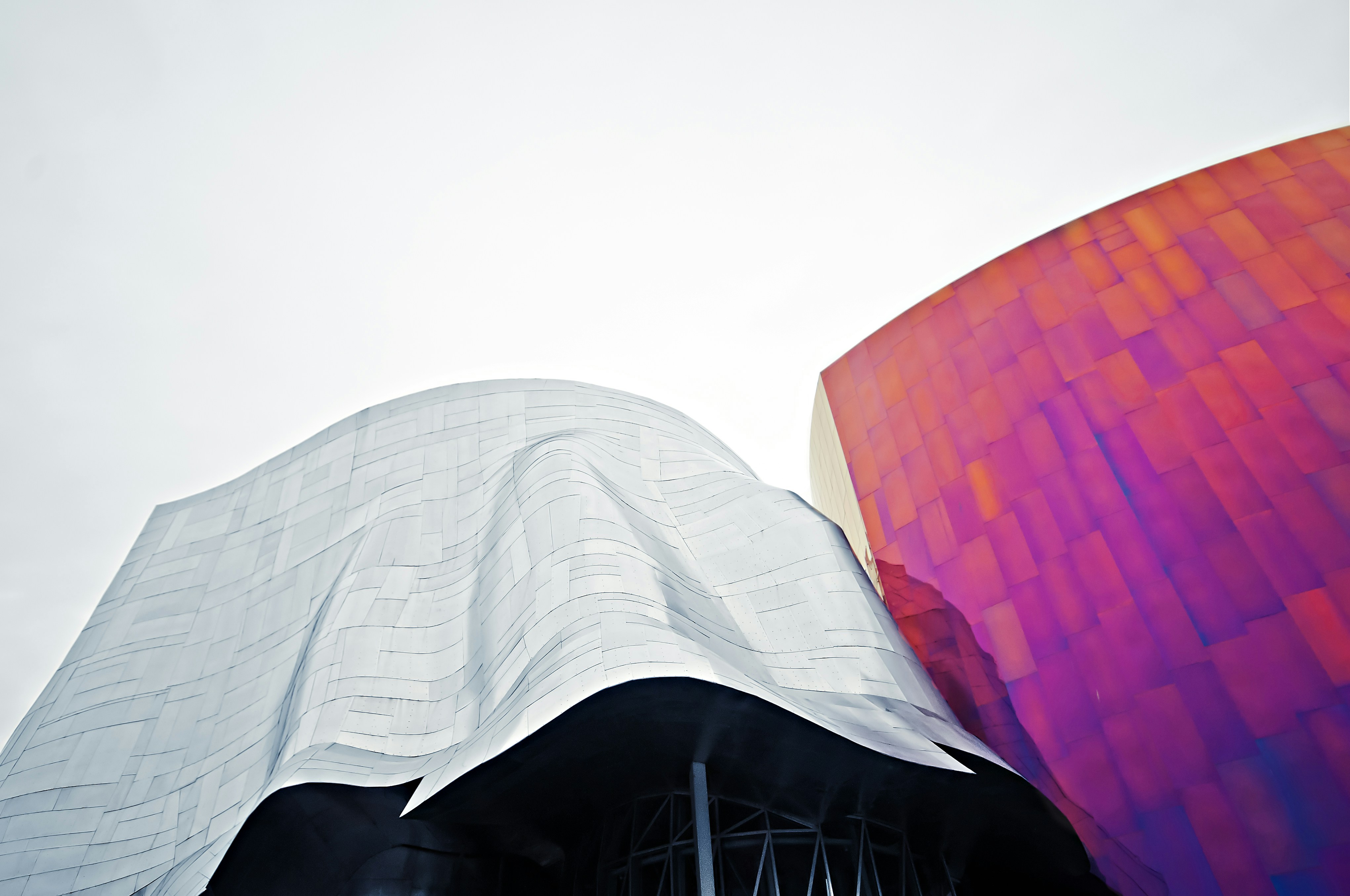 gray painted building, 