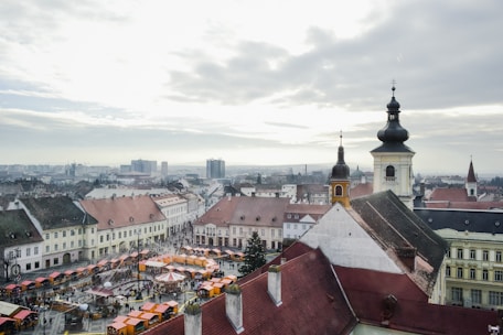 A bustling European city skyline symbolizing market expansion and opportunity.