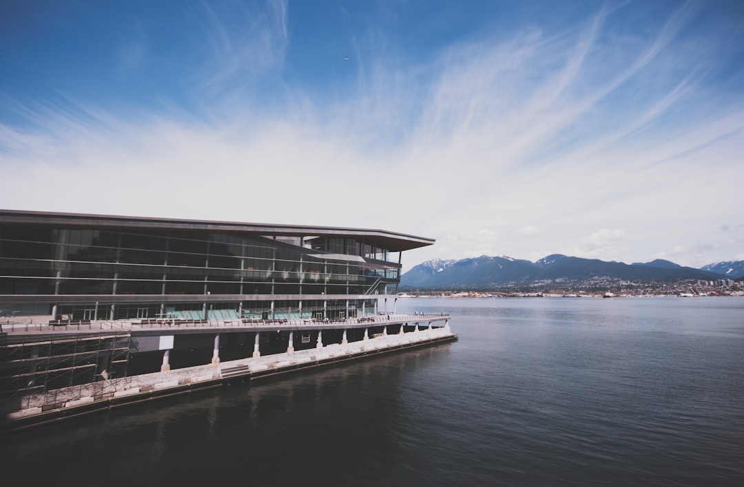 building near body of water