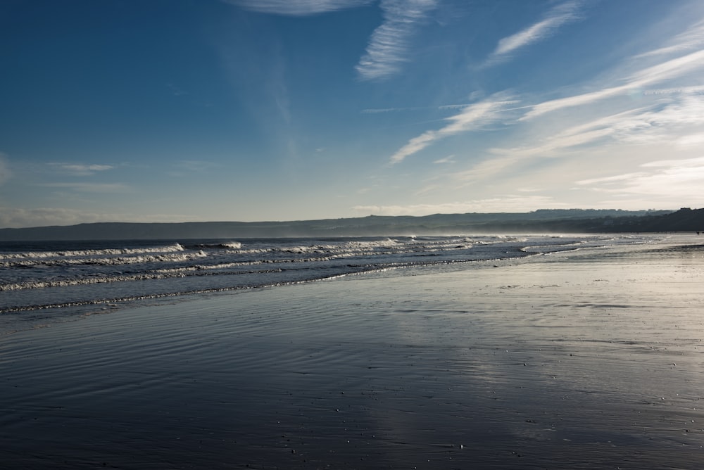 aerial photo of sea