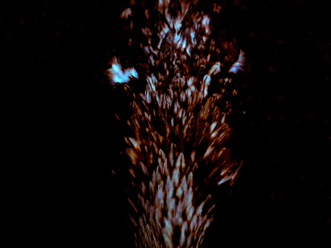 A dynamic collage of media elements including video, audio, and graphic design on a dark background.