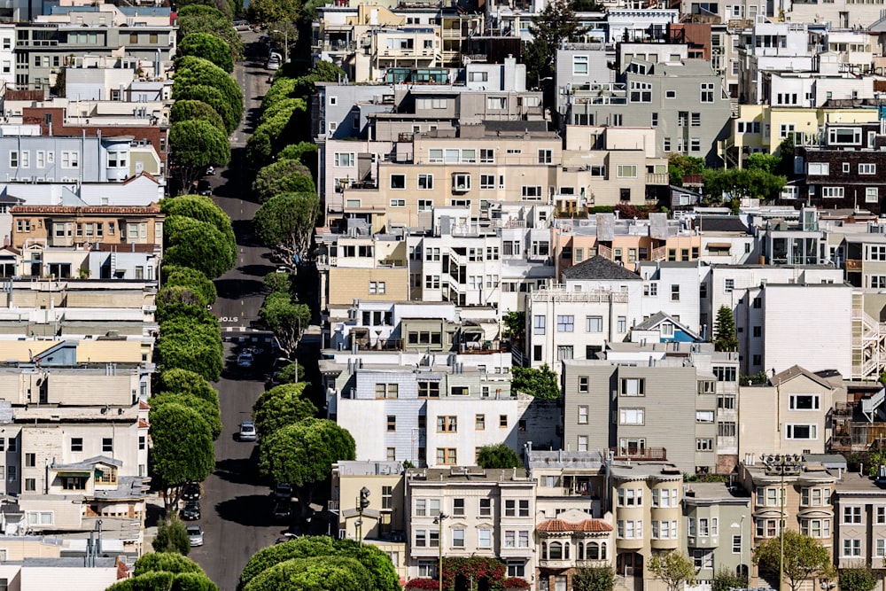 aerial photography of buildings during daytime