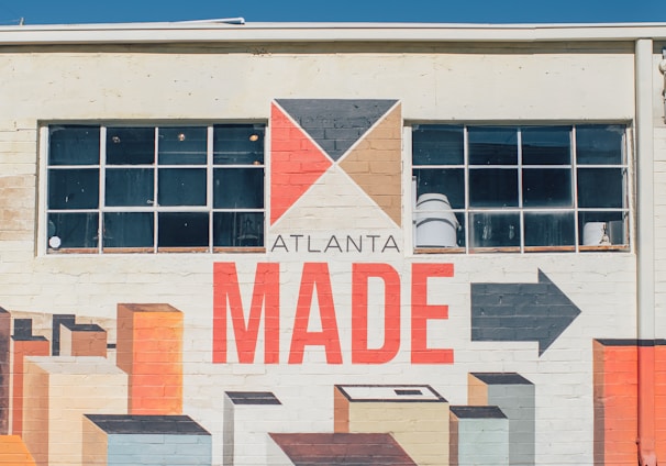 Atlanta Made printed building under blue sky during daytime