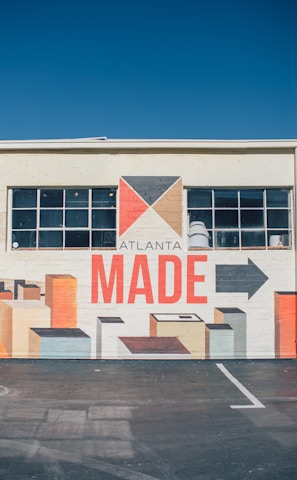 Atlanta Made printed building under blue sky during daytime