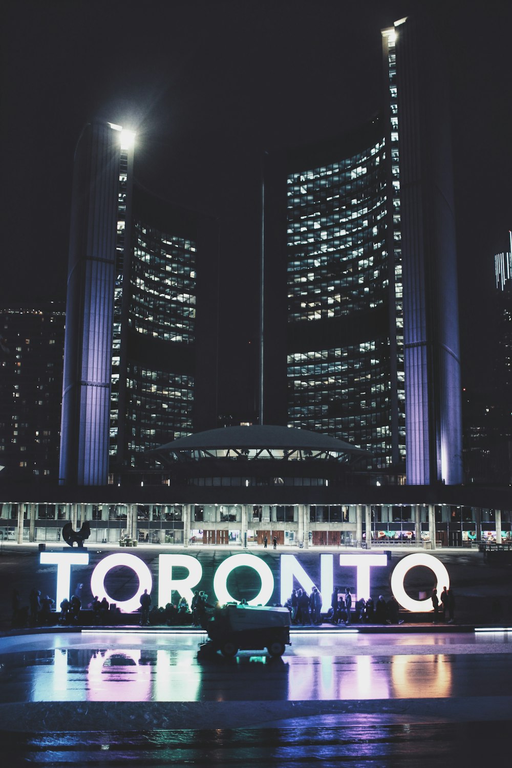 Toronto durante la noche