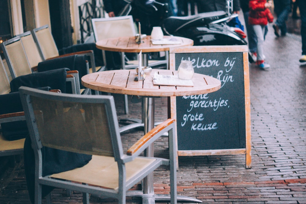 empty cafe near street