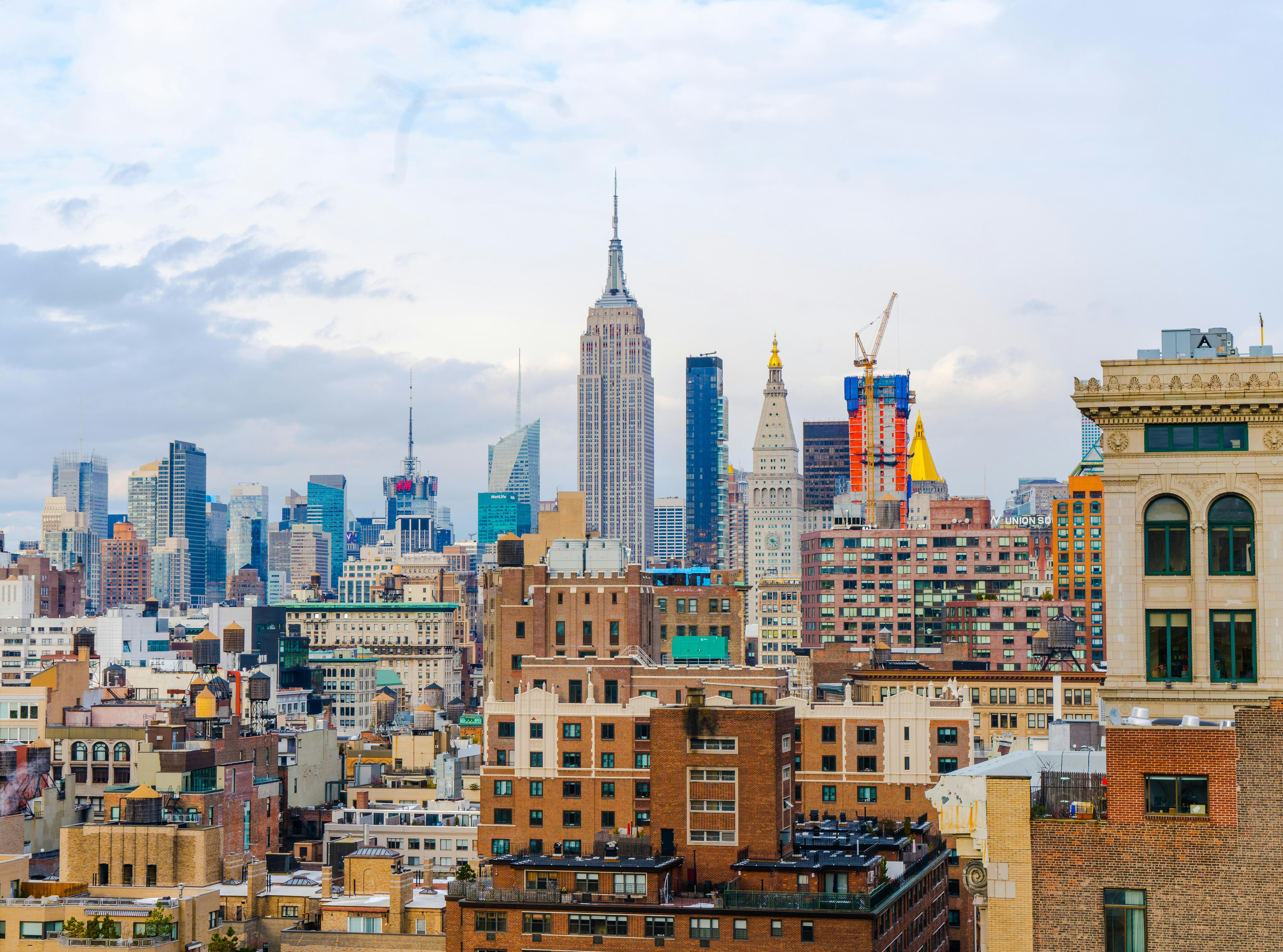 photography of assorted-color buildings during daytime