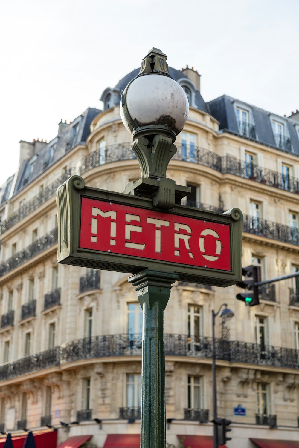 Sinalização de ruas do metrô