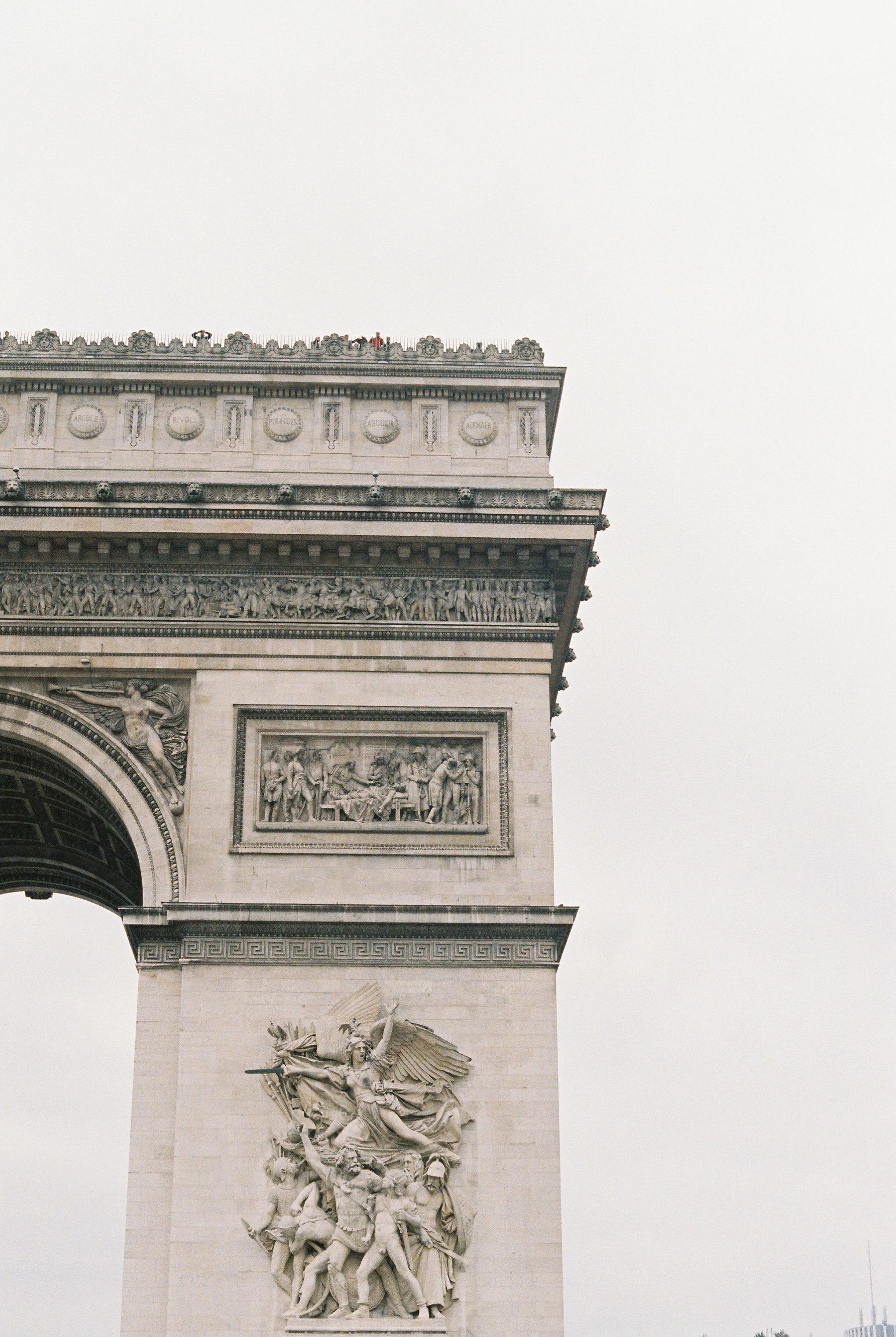 The Arc de Triomphe