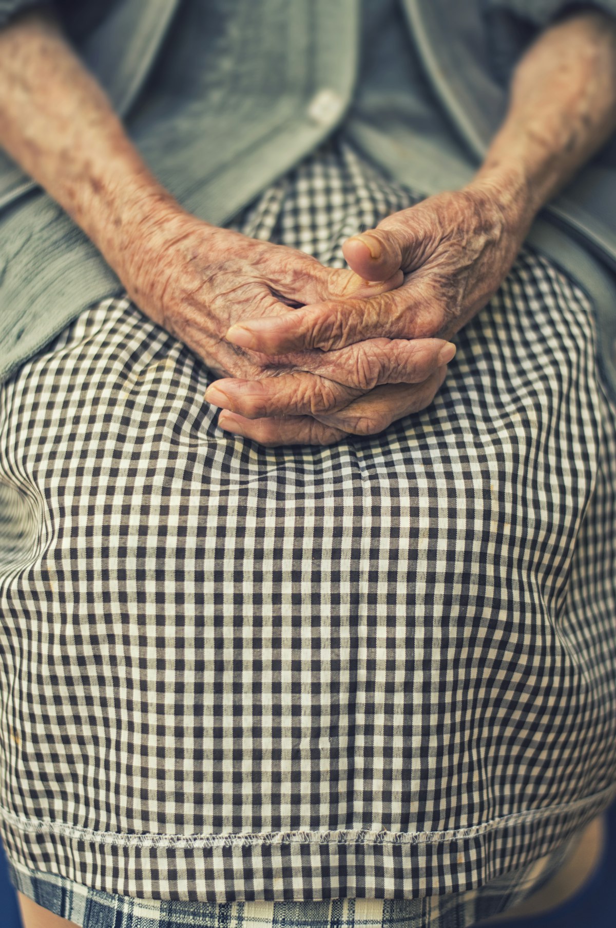 Elderly hands - fragile skin that needs gentle protection