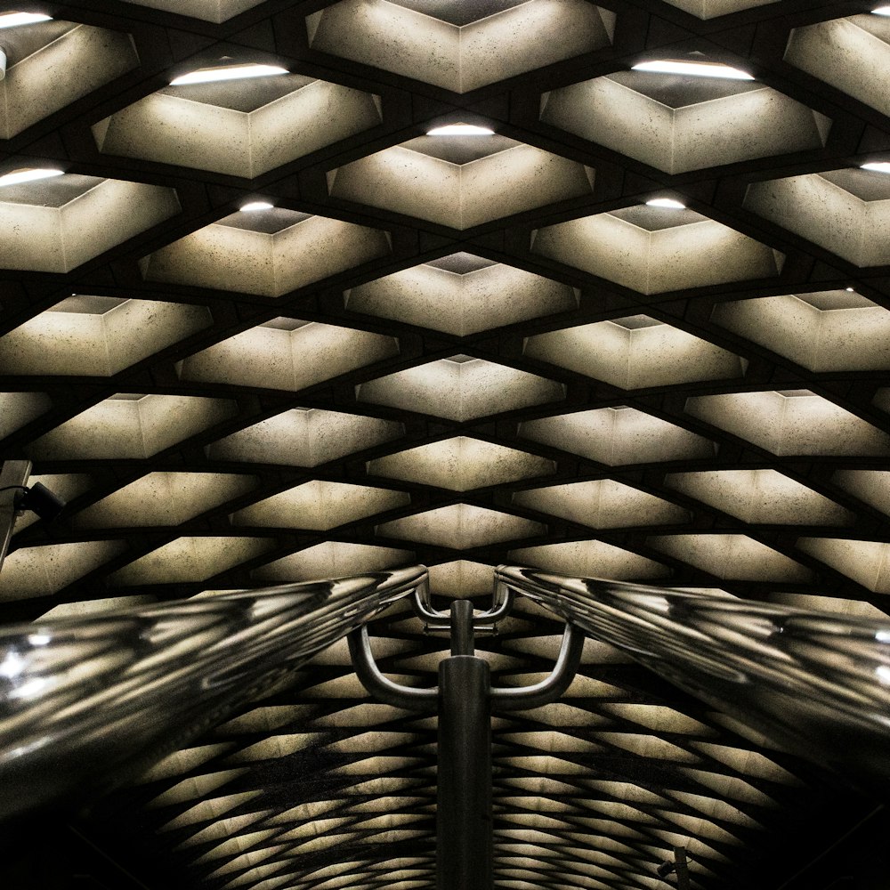 gray concrete ceiling