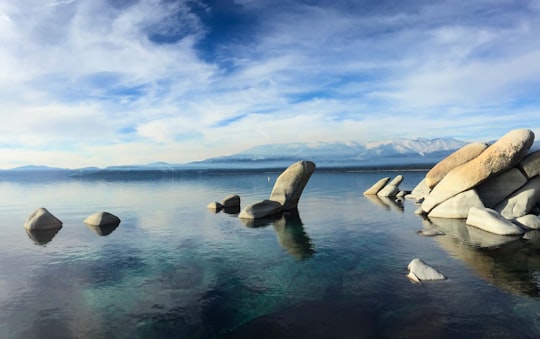 gray stone lot in Lake Tahoe United States