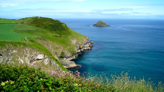 photo of Cornwall Cliff near Tintagel Castle
